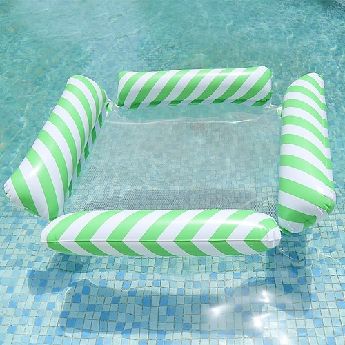 1 Packung Hängematten-Pool-Schwimmhilfen für Erwachsene, aufblasbare Mehrzweck-Pool-Schwimmhilfen aus PVC, Wasserhängematte, Lounge-Schwimmhilfen Image