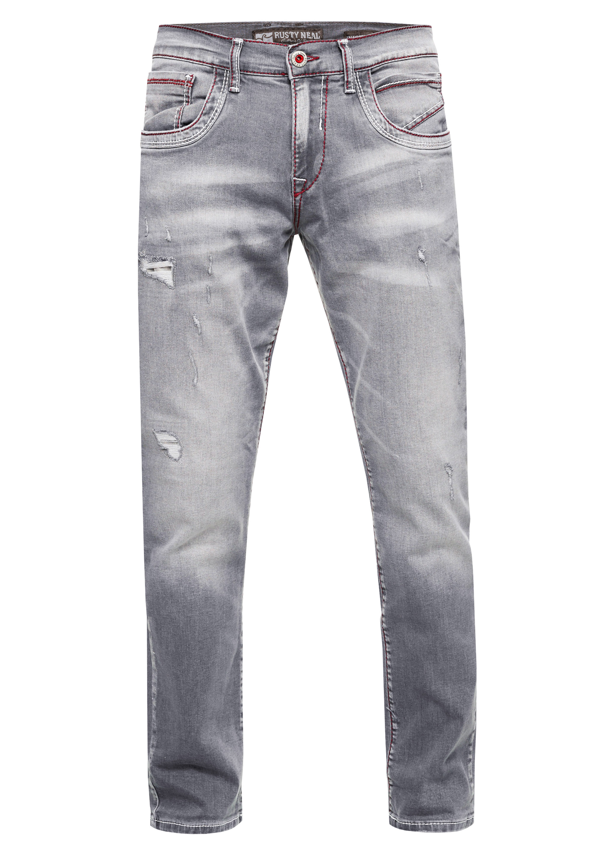 Jeans Hose "ODAR" Destroyed Regular Fit Stretch Image
