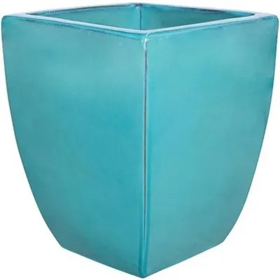 Outdoor Ceramic Plant Pot with Drainage Hole for Outdoor Plants, Herbs, Flowers, Handmade, Heavy