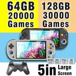Consoles de jeux vidéo portables M22 Pro 64G/128G, 3000 jeux, appareils de joueurs, grand écran 5