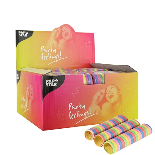 Papstar 3 Luftschlangen 4 m "Stripes" Image