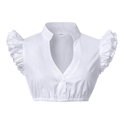 Oktoberfest Chemise Oktoberfest / Bière Bavarois Prairies Femmes Soirée Fête de la Bière Tissu de style traditionnel