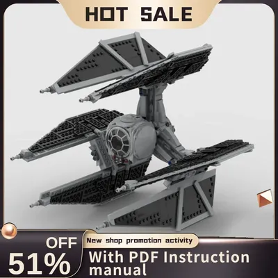 991 Stücke Neue Berühmte Star Battle Film Moc Krawatte Starfighter Defender Modell Diy Kreative Image