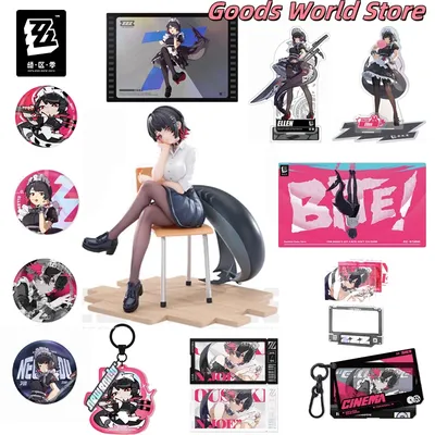 Original ZZZ Ellen Joe Schlüsselanhänger Abzeichen Sammlung Karte Modell Ornament Mihoyo Zenless Image