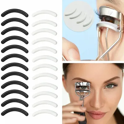 10/20/50PCS Beauty Eyelashes Makeup Curling Styling Tool Eyelash Curler Replacement Pads Women's Lash Rubber Curler Refills Pads