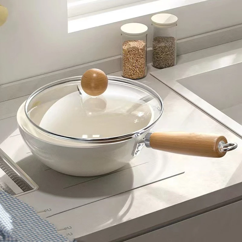 Antihaft pfanne Keramik pfanne Wok pfanne Home Steak Pfanne Pfannkuchen gebratener Induktion sherd Gasherd Spezial topf Antihaft Image