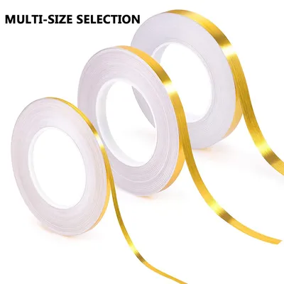 50M Metallic Polyester Mylar Film Band Kanal Boden Wasserdichte Wand Lücke Abdichtung Streifen Fliesen Schönheit Naht Aufkleber Hause Deco Image