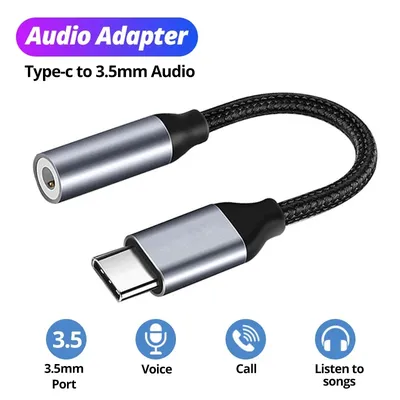 USB Typ C auf 3,5 mm Aux-Kabel Kopfhörer-Adapter für Huawei Honor Oneplus iPad iPhone 15 Serie kabelgebundene Kopfhörer 3 5 Jack-Adapter