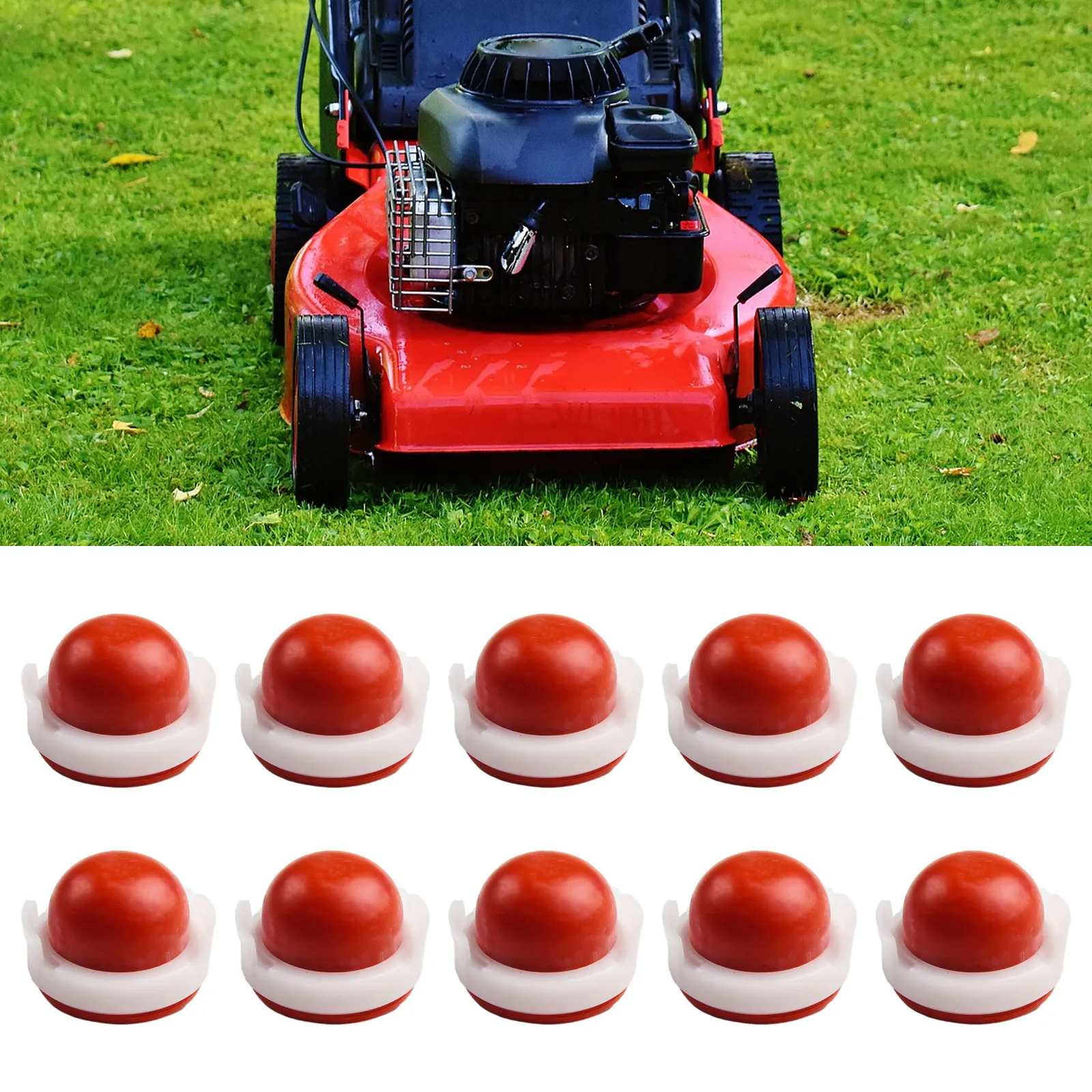 10 stücke Vergaser Teile Motor Für Primer Birne Für 694394 494408 Passt Für Sprint & Klassische Motoren Mäher Teile Image