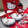 Kawaii Hello Kitty Hausschuhe Sanrioed Loch Sandalen Hausschuhe Kt Sandalen Kawaii Eva Anime Schuhe