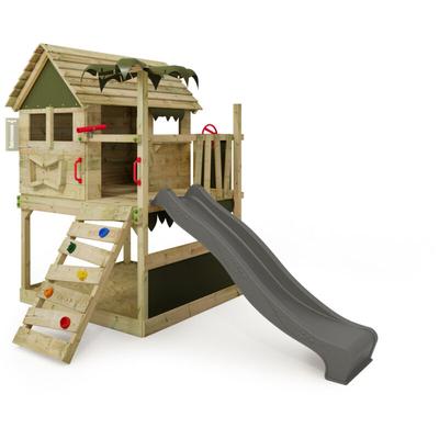 Spielturm Klettergerüst TikaTaka mit Rutsche, Kletterturm mit Sandkasten, Leiter & Spiel-Zubehör Image