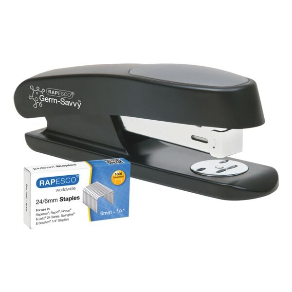 RAPESCO Heftgerät ECO Sting Ray 20 Blatt (80 g/m²), schwarz, 13.6x5.2 cm Image