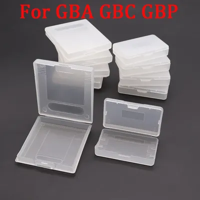 10pcs Plastic Game Cartridge Card Case for GameBoy Color GBC GBA GBP Gaming Cards Anti-Dust Clear
