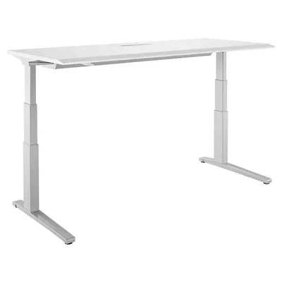 Herman Miller Renew Sit to Stand Desk C Foot with Laminate Top - Herman Miller Authorized Retailer