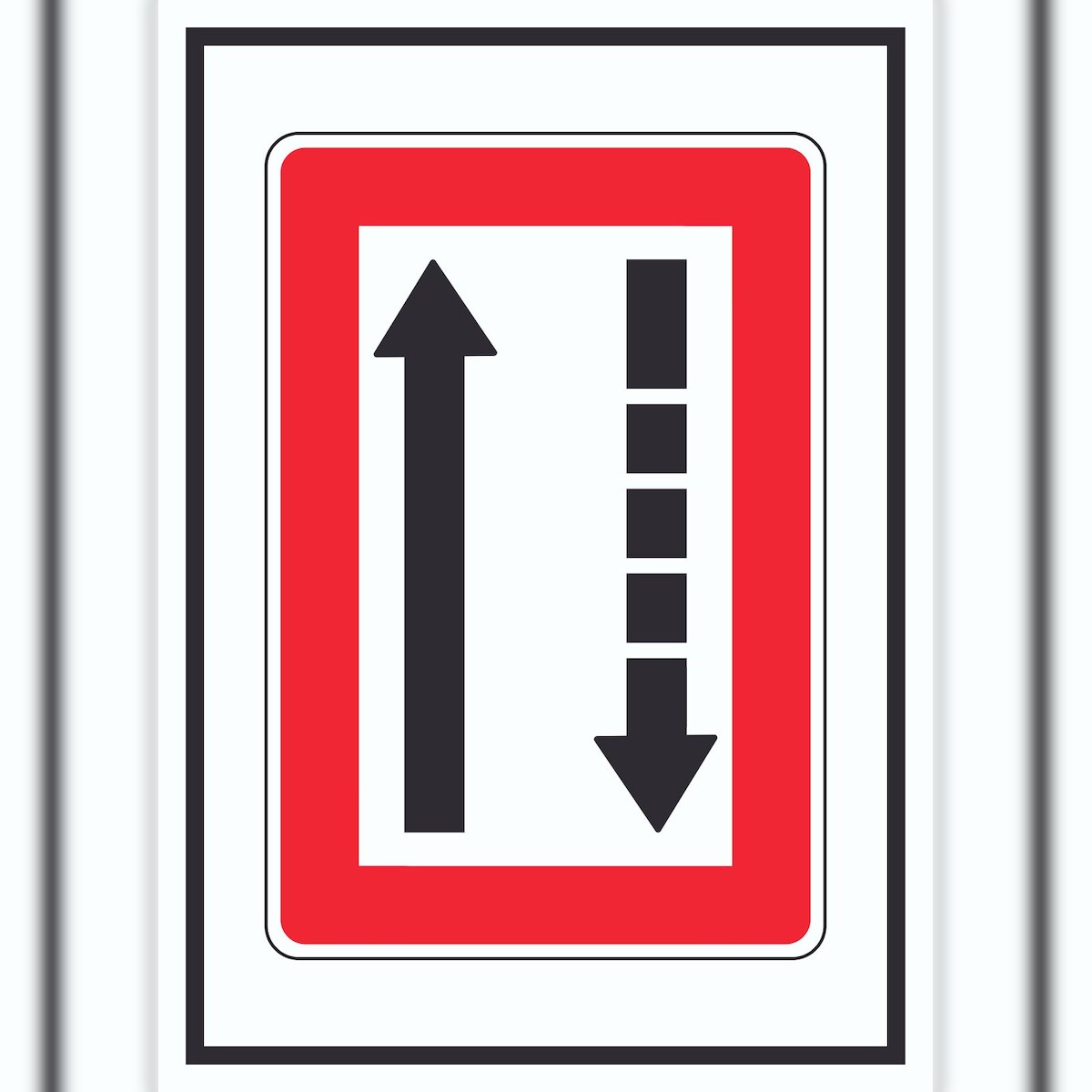 HB-Druck Fahrwasserseite an Backbord halten Symbol A2 (420x594mm)