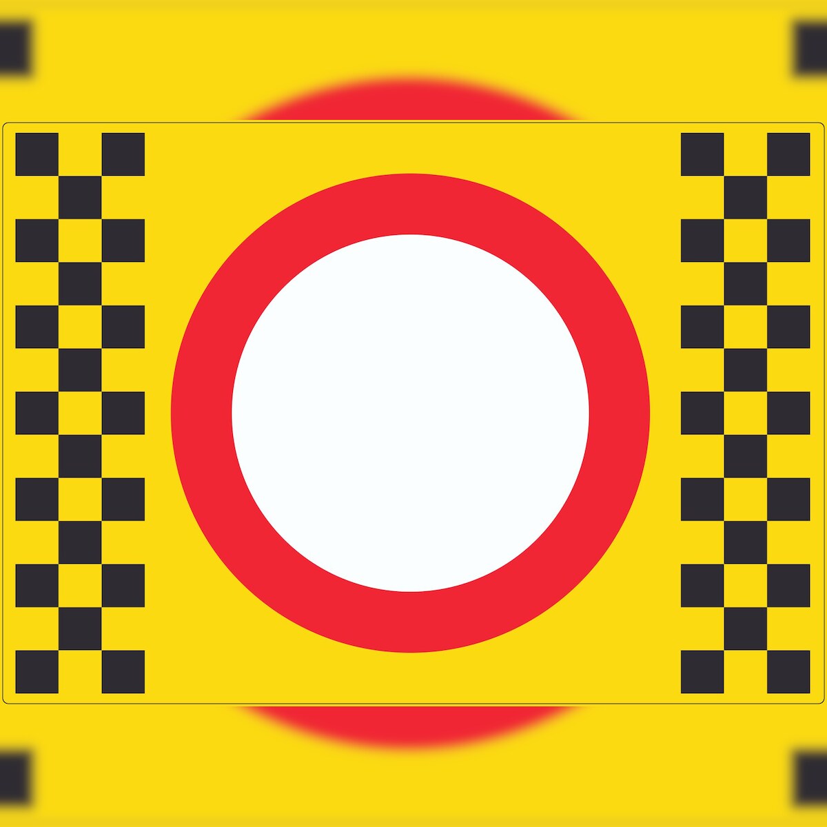 HB-Druck Piste gesperrt Aufkleber A6 (105x148mm) Image