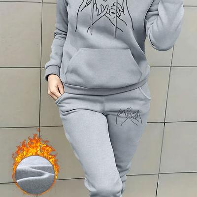 TEMU Set 02: Style, Casual And Versatile, Loose And Relaxed Hoodie Outfit. Image