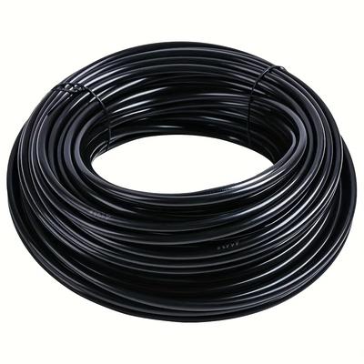 "TEMU Flexible Adjustable Garden Hose - 4/7mm Micro Drip Irrigation System, Rubber Material, Fit With Standard Us/eu , Ideal For Lawn & , In Multiple Lengths (197"x394")" Image