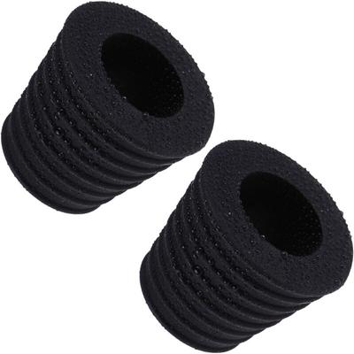 2er-Pack 3,8 cm große Schirmkeile, Terrassentischkegel mit 50–69 mm Öffnungsloch (2, schwarz) Image