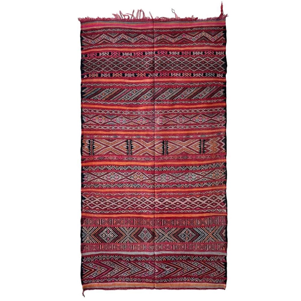 Tappeto berbero marocchino in pura lana 150 x 285 cm