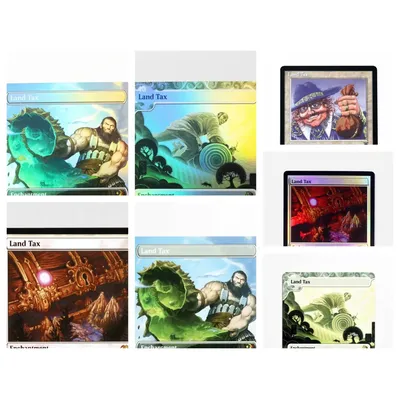 (Landsteuer) holo/Foil TCG proxy Magisches Kartenspiel Schwarz Hochwertiges Proxy Spielkarten Image