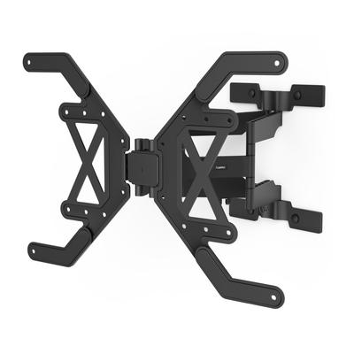 HAMA TV-Wandhalterung "TV Halterung (schwenkbar, ausziehbar, flach, 37“-90“, VESA 600x400)", schwarz, Gerätehalterungen Image