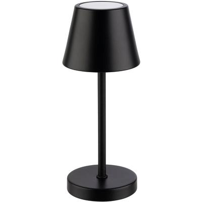 APS LED Tischleuchte "MERLE MICRO" Kabellose USB-C Tischleuchte", schwarz, 1 flammig, Ø 8cm H: 20cm,, Lampen, Spritzwasssergeschützt IP 54, inkl. Dockinstation und Fernbedienung Image