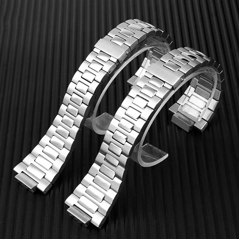 Uhrenarmbänder für Patek Philippe Nautilus 5711/5726, feines Stahlarmband, männlich, konvex, Edelstahl-Uhrenzubehör, Band 25 x 13 mm Image