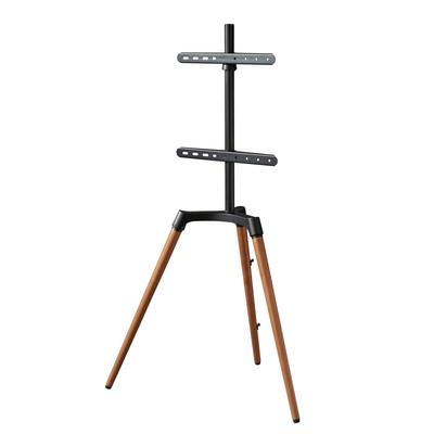 HAMA TV-Ständer "Ständer für TV, 81 - 165 cm (32"- 65"), bis 35 kg", schwarz, B:77,61cm H:135cm T:52,54cm, Gerätehalterungen, freihstehend, schwenkbar, höhenverstellbar Image