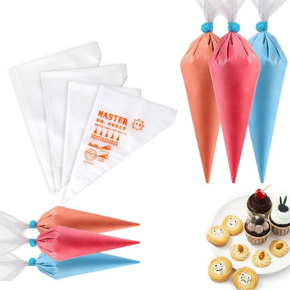 100/50/20 Stück Einweg-Spritzbeutel für Gebäck, Zuckerguss, Fondant, Kuchencreme zum Dekorieren von Gebäck, Kuchen, Backwerkzeugen Image