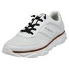 Slip-On Sneaker BUGATTI, Herren, Gr. 42, weiß, Lederimitat, sportlich, Schuhe, Freizeitschuh, Halbschuh, Slipper mit Kontrast-Rahmenbesatz