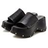 Pantolette FRENCH CONNECTION, Damen, Gr. 37, schwarz, Obermaterial: 100% Rindsleder. Futter: 100% Rindsleder. Decksohle: 100% Synthetik. Laufsohle: 100% Synthetik, unifarben, modisch, Schuhe, Mule, Sandale, offener Schuh aus Leder mit modischer...