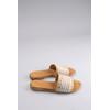 Pantolette ANISTON SHOES, Damen, Gr. 41, beige (beige, weiß), Synthetik, modisch, Schuhe, Sommerschuh, Strandschuh, Bast-Optik - NEUE KOLLEKTION