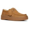 Slip-On Sneaker CLARKS "Torhill Bee", Damen, Gr. 37,5, braun (hellbraun), Nubukleder, casual, Schuhe, Plateausneaker, Halbschuh, Slipper mit Wechselfußbett