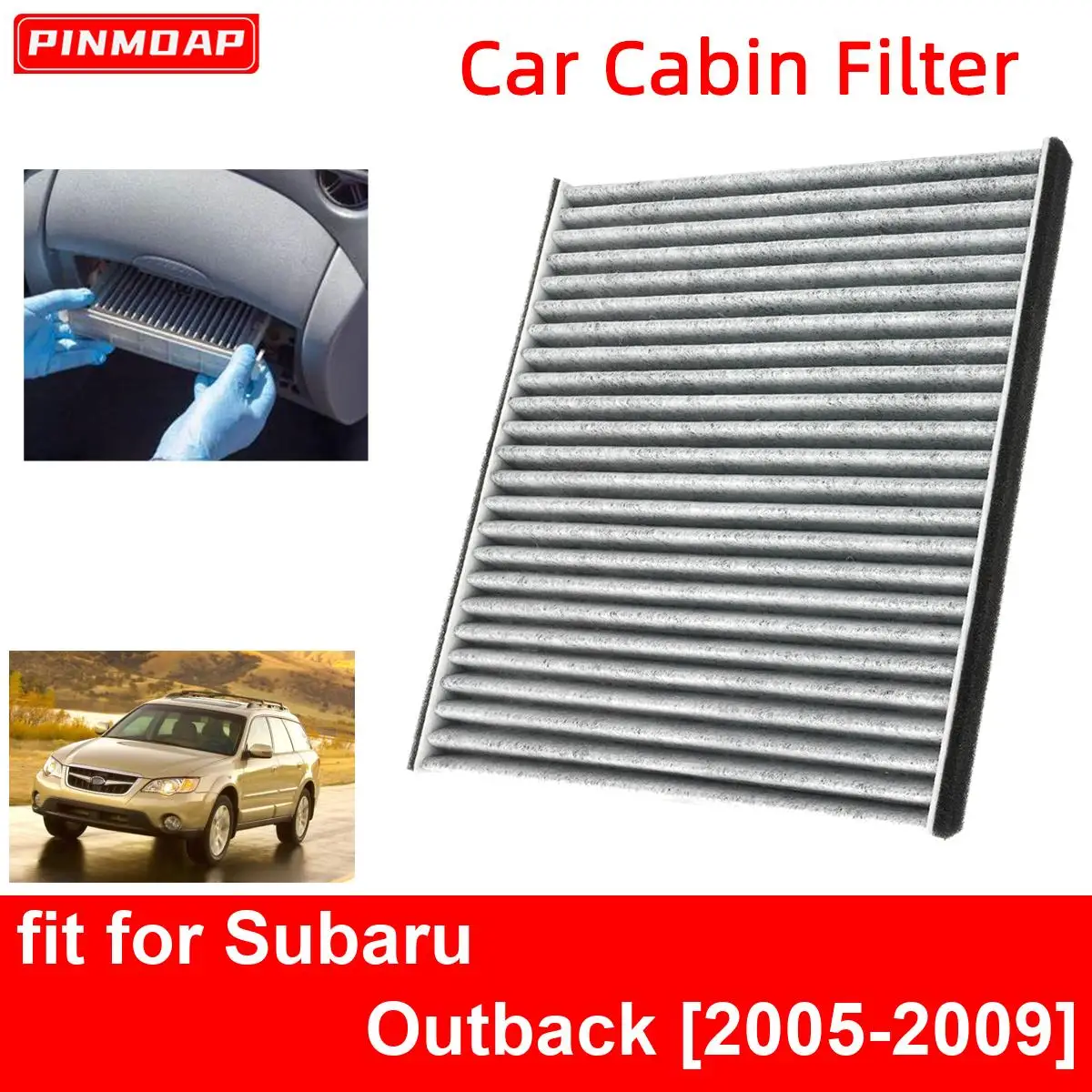 Auto kabinen luftfilter für Subaru Outback 2011-2016 Auto filter Kohle faser 2005 2009 Image
