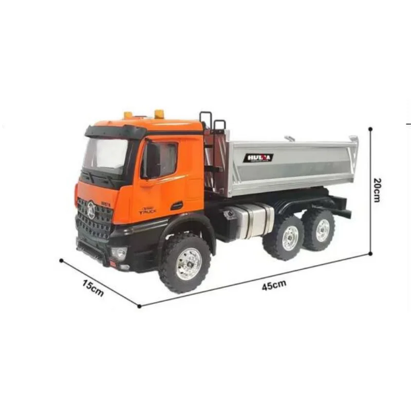 NEUE 1/14 RTR HUINA 1598 RC Muldenkipper 2,4 GHz Elektrische Radio Control Auto Batterie Licht Sound Outdoor RC Spielzeug modell Jungen Geschenke