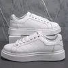 Marke männer Sommer Casual Weiße Schuhe Streetwear Leder Skateboard Schuhe Männer Designer