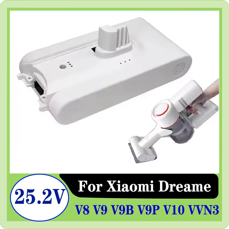 NEU Geeignet für Dreame V8 V9 V9P V9B V10 V10pro XR VVN4 VVN3 VVN5 Hand-Akku-Staubsauger Teile Ersatzbatterie Image
