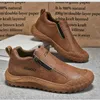 2025 Chelsea-Slip-On-Sneaker mit Reißverschluss für Herren, atmungsaktive Stiefel, weiße Skateschuhe, rutschfest, langlebig, lässige Sportschuhe für Herren