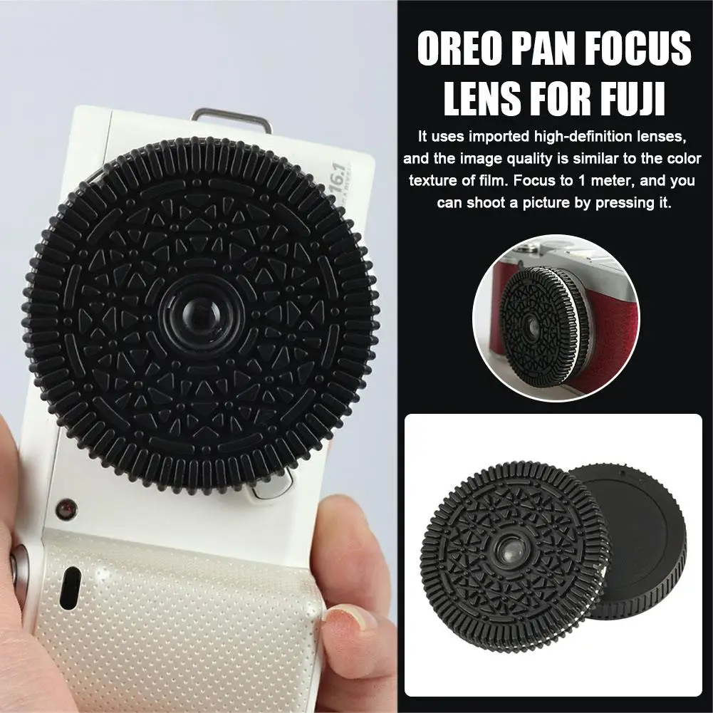 Neues fokusfreies Pfannkuchen-Keksobjektiv für alle Kameras der Fuji X-Mount-Serie, Kameraobjektiv, ABS-Gehäuse + Harzobjektiv, Kamerazubehör