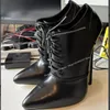 Schwarz Matte Lace Up Flache Pumpen Dünne High Heel Spitz Mode Sexy Kühlen 2025, Sommer Große Größe Frau Schuhe Zapatillas Mujer