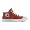 Sneaker CONVERSE "CHUCK TAYLOR ALL STAR MALDEN STREET CANVAS & SUEDE", Gr. 39,5, rot terracotta, weiß, schwarz, Textil, Leder, sportlich, Schuhe