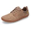 Schnürschuh CAMEL ACTIVE, Herren, Gr. 41, beige, Nubukleder, klassisch, Schuhe, Barfußschuh, Sneaker, Sommerschuh mit Perforierung