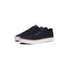 Sneaker TOMMY HILFIGER "TH HI VULC CORE LOW II MESH", Herren, Gr. 40, blau (dunkelblau), Textil, sportlich, Schuhe, Basic, Schnürschuh, Halbschuh, Freizeitschuh mit Logoschriftzug