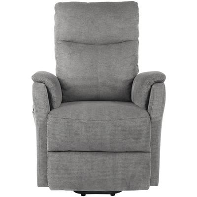 TV-Sessel DUO COLLECTION "Rubi mit eletrischer Aufstehhilfe und Relaxfunktion", grau, B:75cm H:90cm T:85cm, Webstoff: Polyester 96%, Nylon 4%, Sessel, Taschenfederkern mit Stahlwellenunterfederung Image