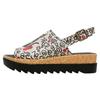 Sandalette DOGO "Gigi Sandale Cat And Mouse Damen Sandalen", Damen, Gr. 40, Normalschaft, beige (natur), Lederimitat, Schuhe, Vegan