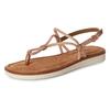 Riemchensandale TAMARIS, Damen, Gr. 42, rosa (rosa, glitzer), Ziegenveloursleder, Textil, modisch, Schuhe, Plateau, Sandalette, Sommerschuh mit glänzenden Strasssteinchen