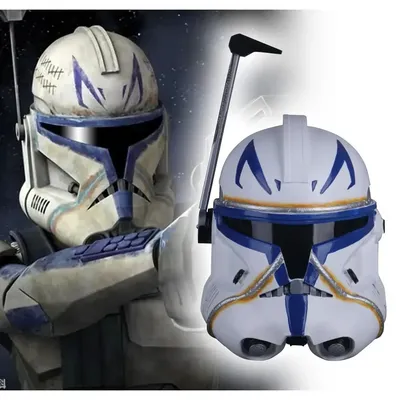 Cosplay Captain Rex Clone Trooper Helm Masken Hartes PVC Halloween Party Prop SW Helm für Erwachsene Image