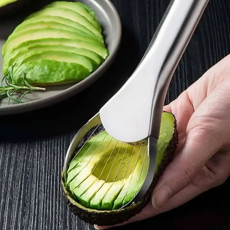 Avocado Messer Gadget Edelstahl Cutter Gadgets Schneiden Artefakt Alles Für Küche Und Hause Drachen Obst Scheiben