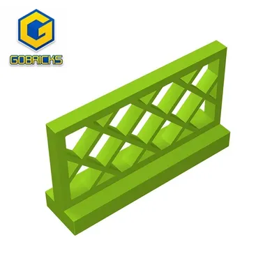 GDS-882 zaun 1x4x2 kompatibel mit Lego 3185 Stück Kinder DIY pädagogische Bausteine technische Image